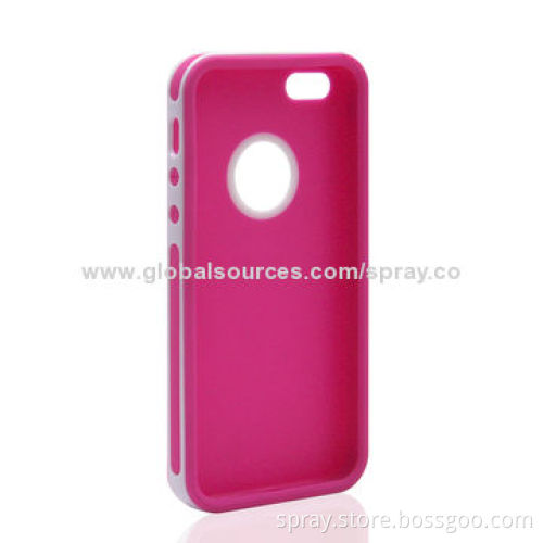 Luxury Detachable Hybrid Dual Layer PC+TPU Case for iPhone 5S